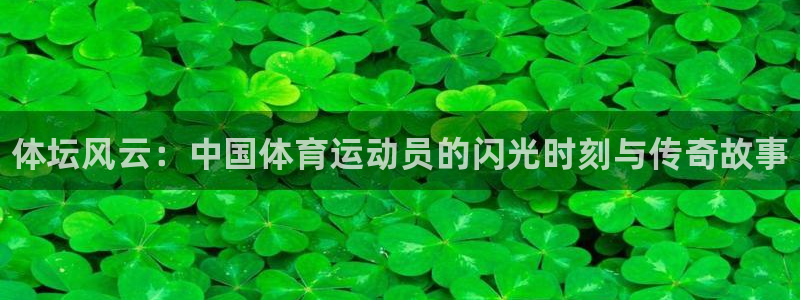 风速体育：体坛风云：中国体育运动员的闪光时刻与传奇故事