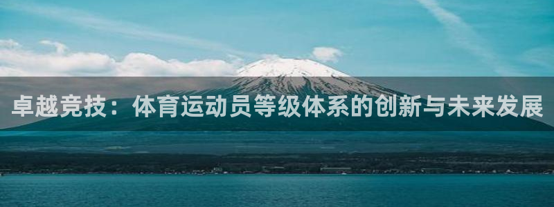 风速体育直播：卓越竞技：体育运动员等级体系的创新与未来发展